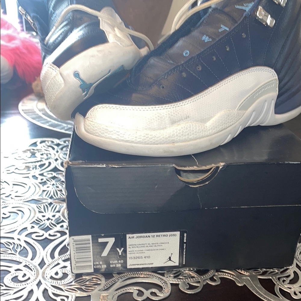 Jordan 12 Retro Men's Shoes - Black and White